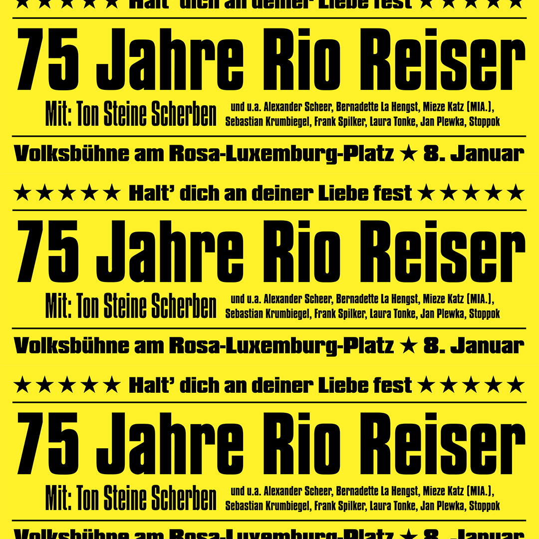 Offizieller Rio Reiser Songpreis